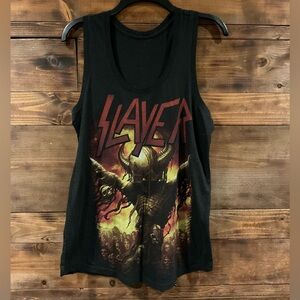 Vintage SLAYER Heavy Metal Black Tank women’s Large